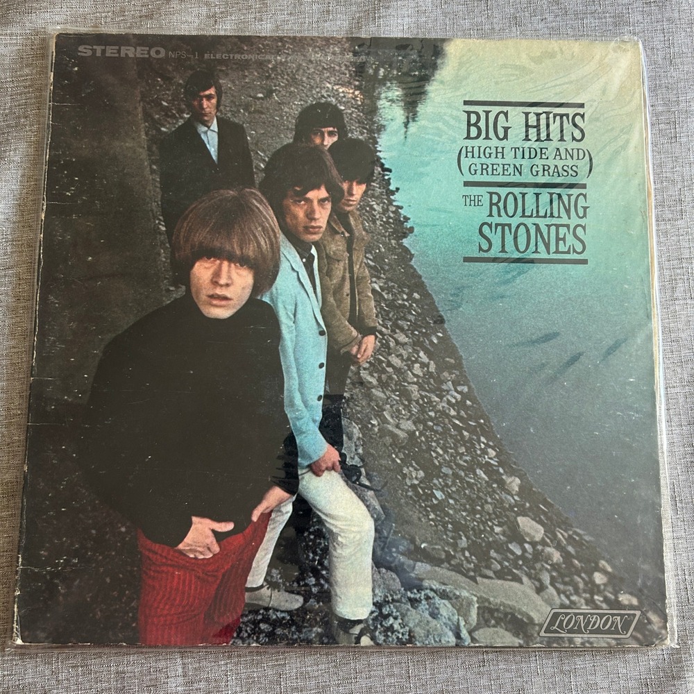Rolling Stones Big Hits High Tide Green Grass Vinyl LP NPS-1 Good Stereo Record